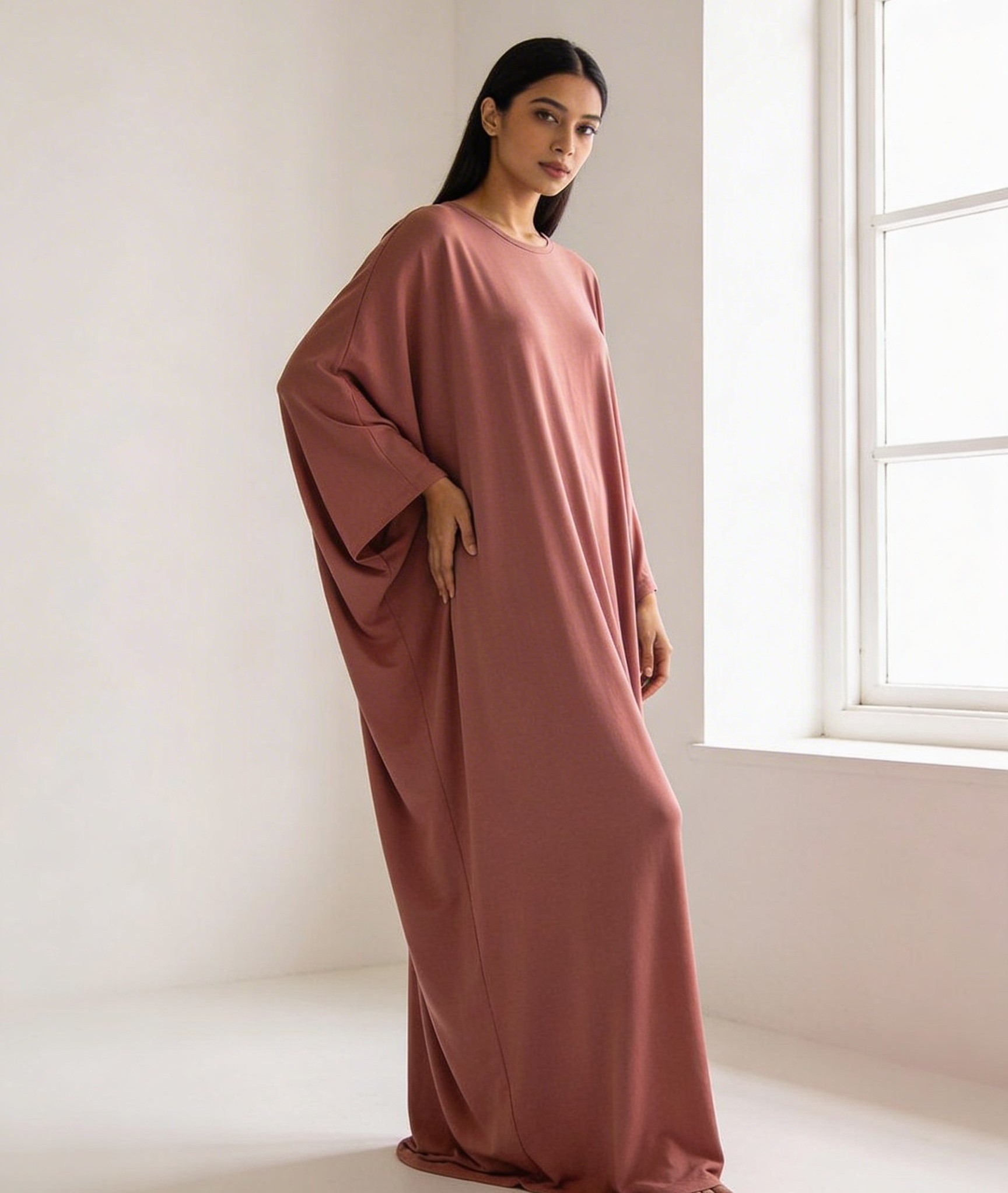 Bahan jersey gamis wanita